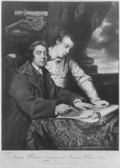 Image of James Paine (1717?-1789) Architect, with his Son James (1745-1829)