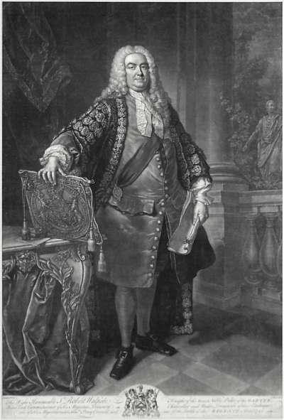 Image of Robert Walpole, 1st Earl of Orford (1676-1745) Prime Minister