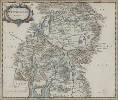 Image of Map of Westmorland