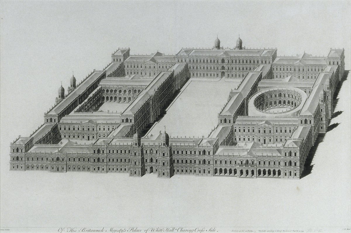 Image of The Palace of Whitehall: The Charing Cross Side