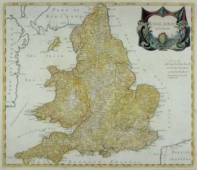 Image of Map of England