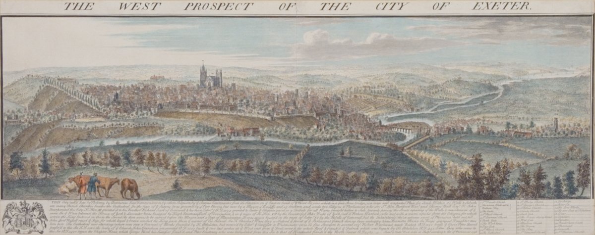 Image of The West Prospect of the City of Exeter