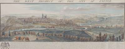 Image of The West Prospect of the City of Exeter