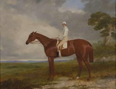 Image of Horse and Jockey, “Princess”, Oaks Winner 1844