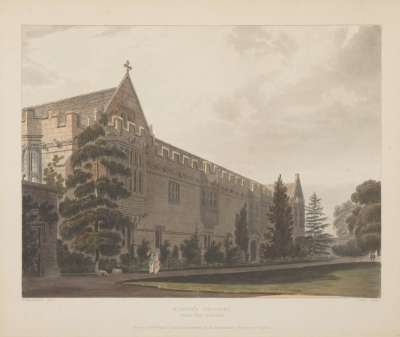Image of St. John’s College, from the Garden