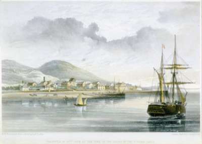 Image of Valentia in 1857-1858 at the Time of the Laying of the Former Cable