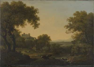 Image of Landscape with Castle on a Hill
