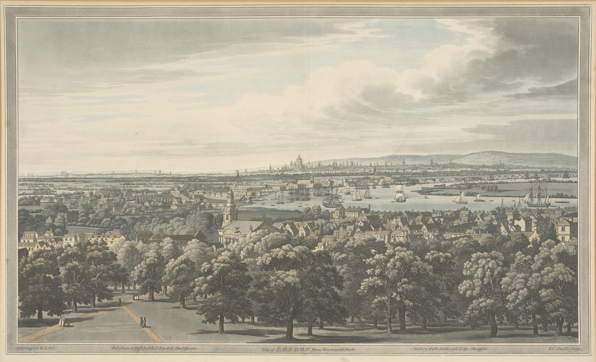 Image of View of London from Greenwich Park