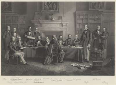 Image of The Derby Cabinet Resolving Upon the Abyssinian Expedition