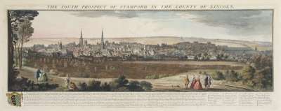 Image of The South Prospect of Stamford, in the County of Lincoln