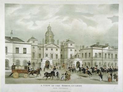 Image of A View of the Horse Guards from Whitehall