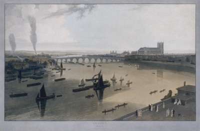 Image of VI: Westminster Bridge & Abbey from the Adelphi