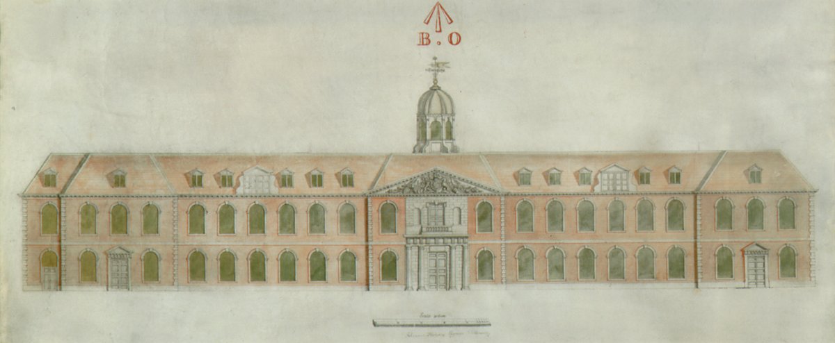 Image of Elevation of the South Front of the Grand Storehouse at the Tower