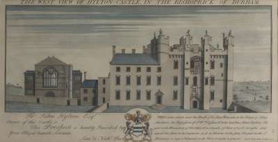 Image of The West View of Hylton-Castle, in the Bishoprick of Durham