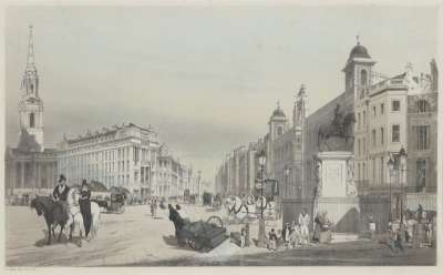 Image of Entry to the Strand from Charing Cross