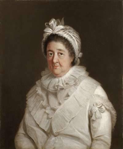 Image of Frances Johnson (née Croke, the Begum Johnson; 1728-1812) hostess