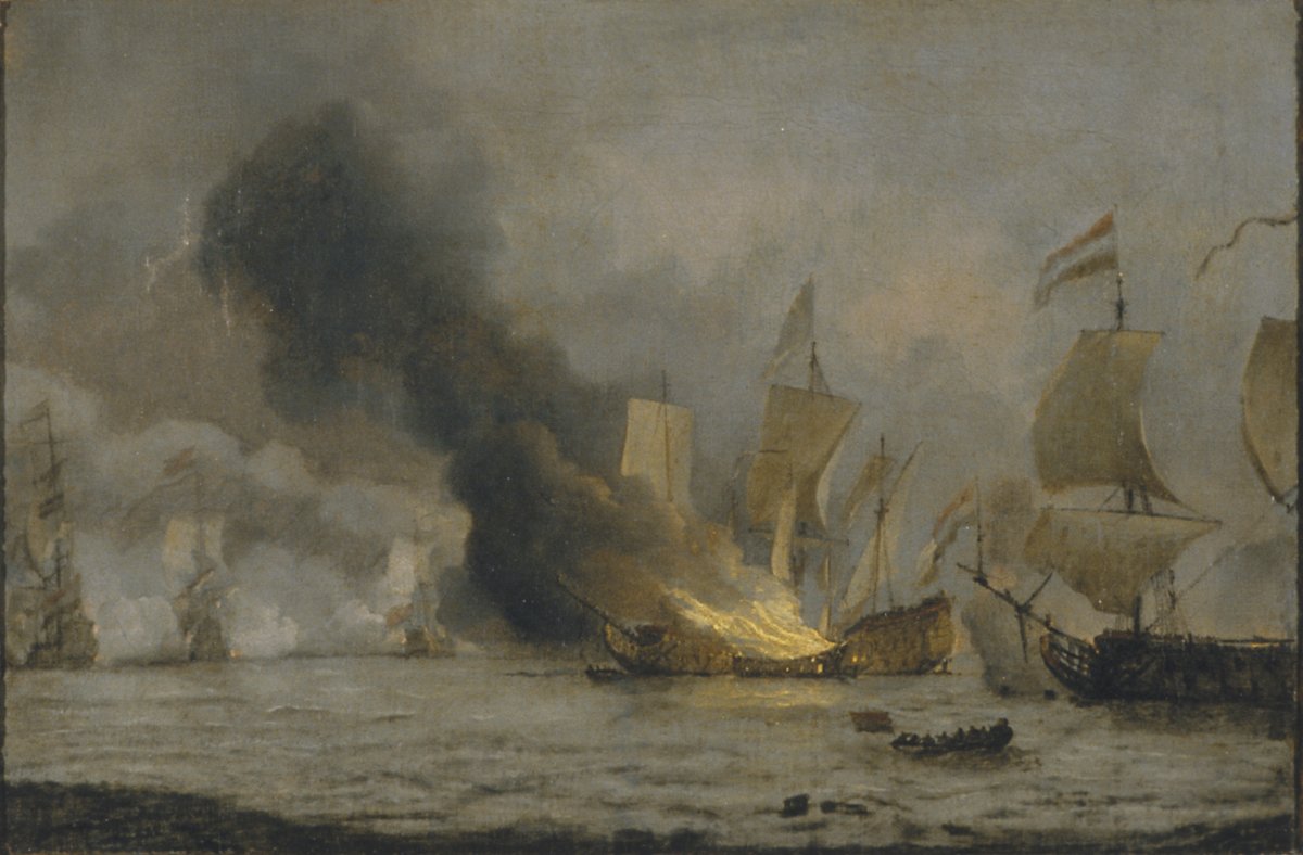 Image of The Burning of the “Royal James”