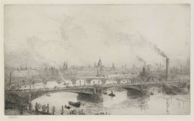 Image of London Bridge with St. Paul’s in the Distance