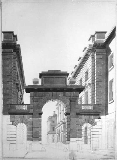Image of View of Side Arch, Somerset House