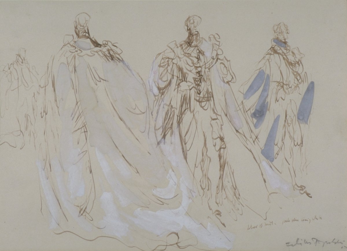 Image of Peers in Coronation Robes, Coronation
