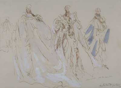 Image of Peers in Coronation Robes, Coronation