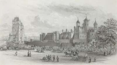 Image of Tower of London and Tower Bridge