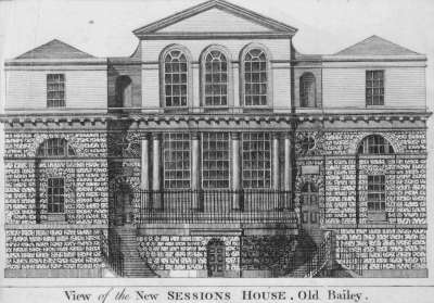 Image of View of the New Sessions House, Old Bailey