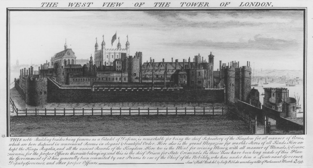 Image of The West View of the Tower of London