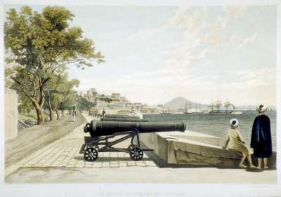 Image of The Saluting Battery, Line Wall, Gibraltar
