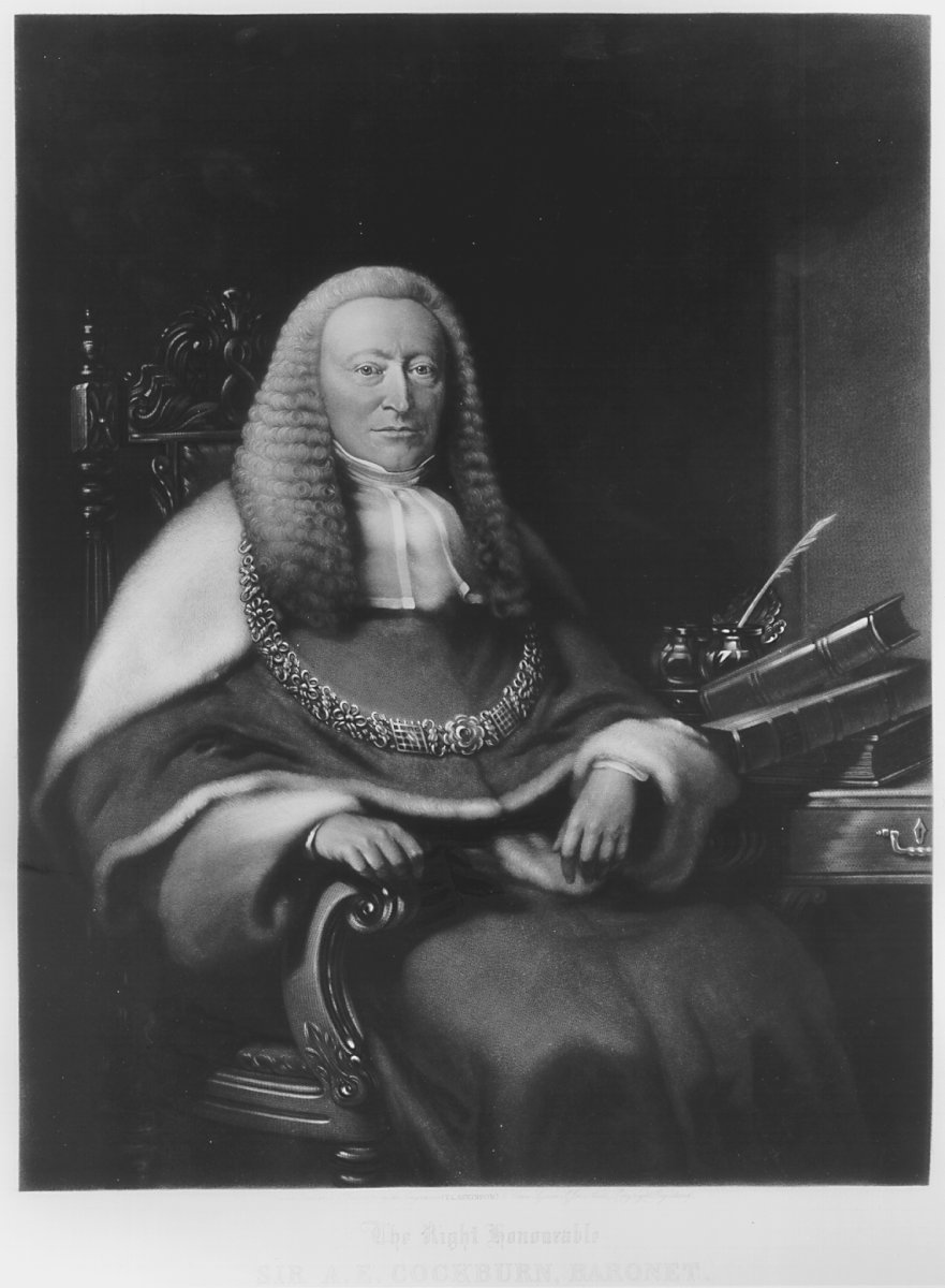 Image of Sir Alexander James Edmund Cockburn, 12th Baronet (1802-1880) judge and politician