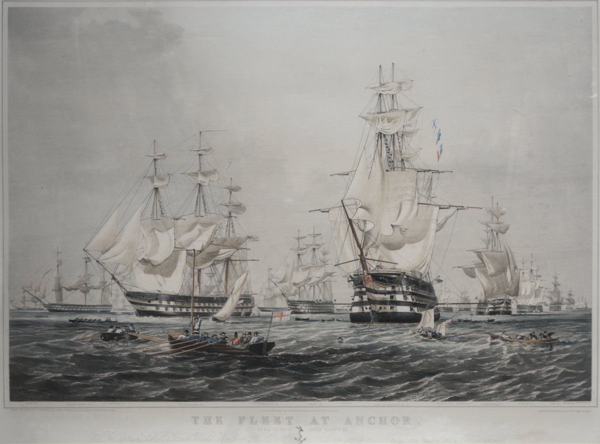 Image of The Fleet at Anchor