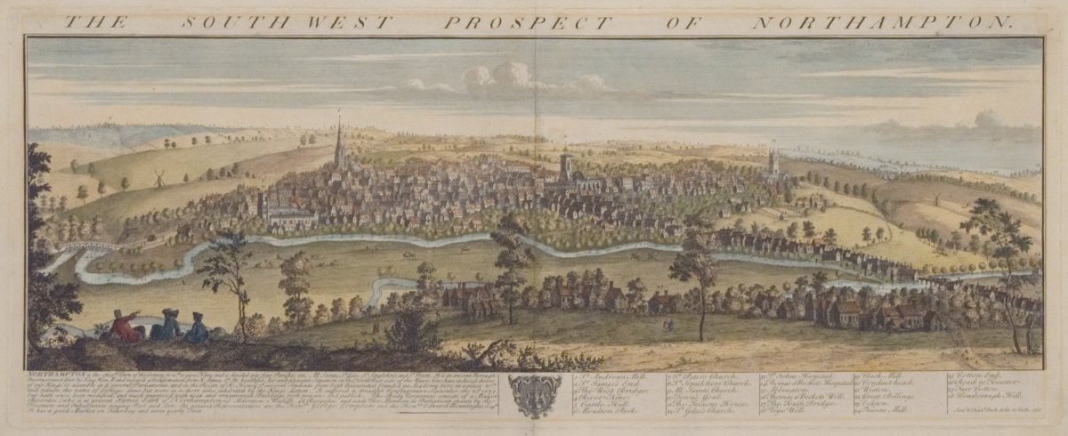 Image of The South West Prospect of Northampton