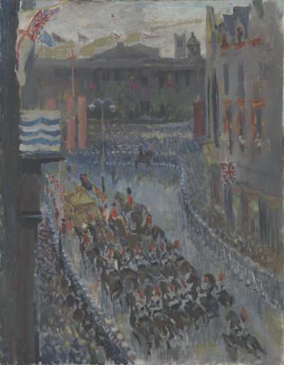 Image of The Procession in Whitehall, Coronation