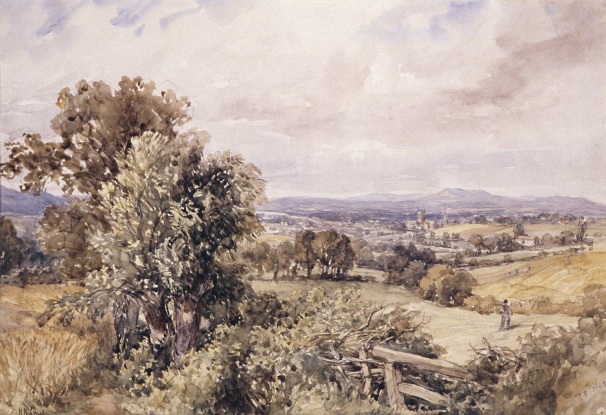 Image of Worcester from Crookbarrow Hill
