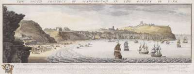 Image of The South Prospect of Scarborough, in the County of York