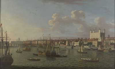 Image of North Bank of the Thames from the Tower to London Bridge