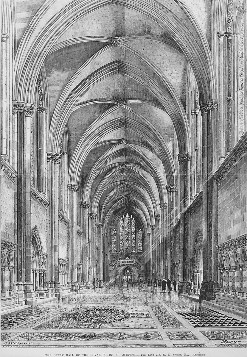 Image of The Great Hall of the Royal Courts of Justice