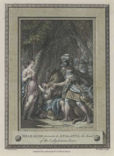 Image of Meleager Presents to Atalanta the Head of the Callydonian Boar