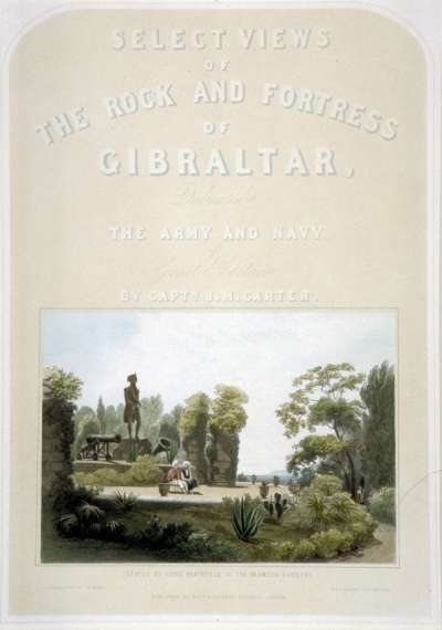 Image of Statue of Lord Heathfield in the Alameda Gardens [title page]