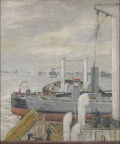 Image of Merchant Ship in Atlantic Convoy