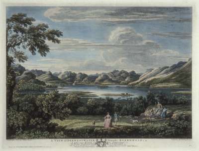 Image of A View of Derwentwater. Towards Borrowdale. A Lake near Keswick in Cumberland