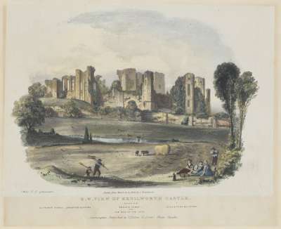 Image of S.W. View of Kenilworth Castle