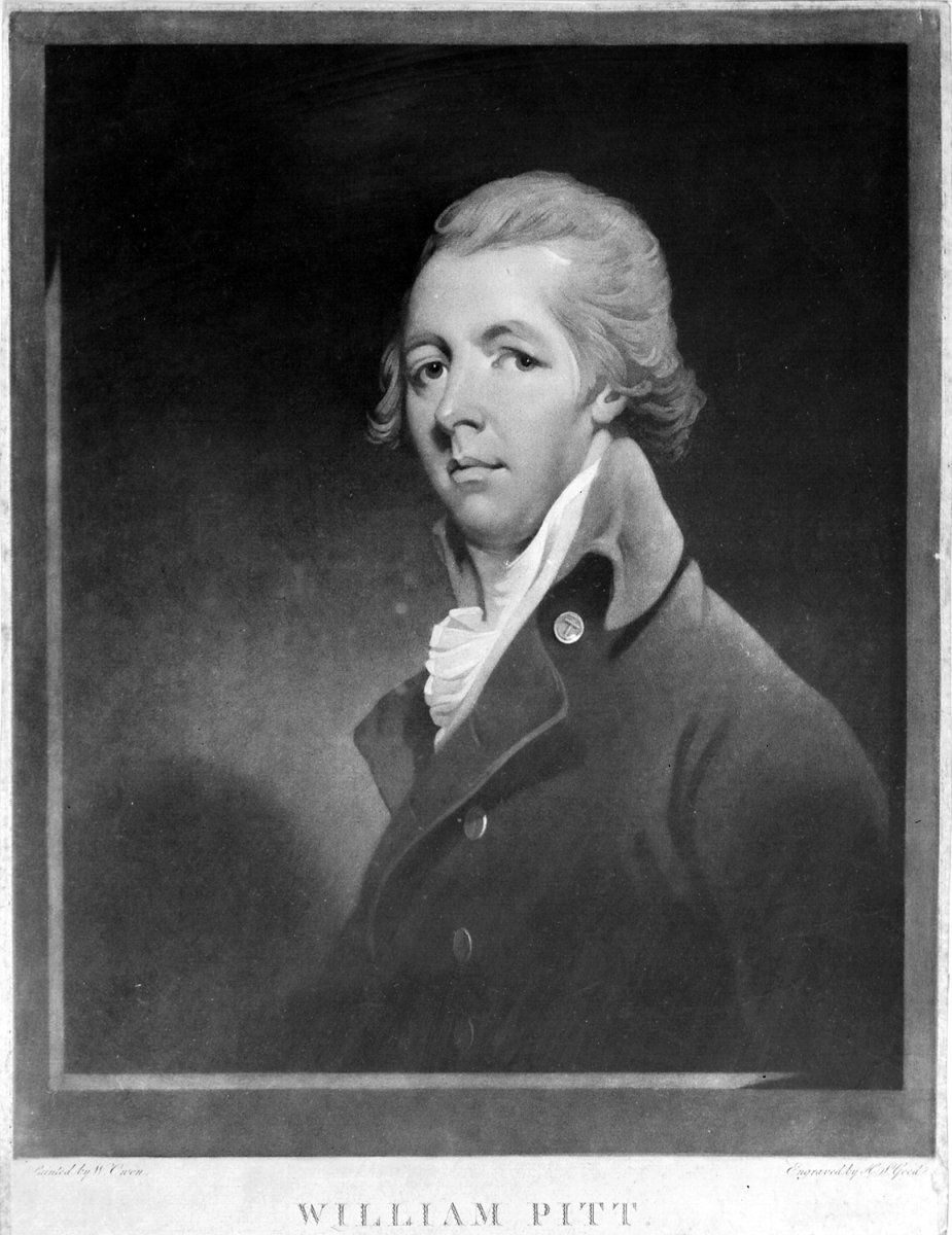 Image of William Pitt (1759-1806) Chancellor of the Exchequer; Prime Minister