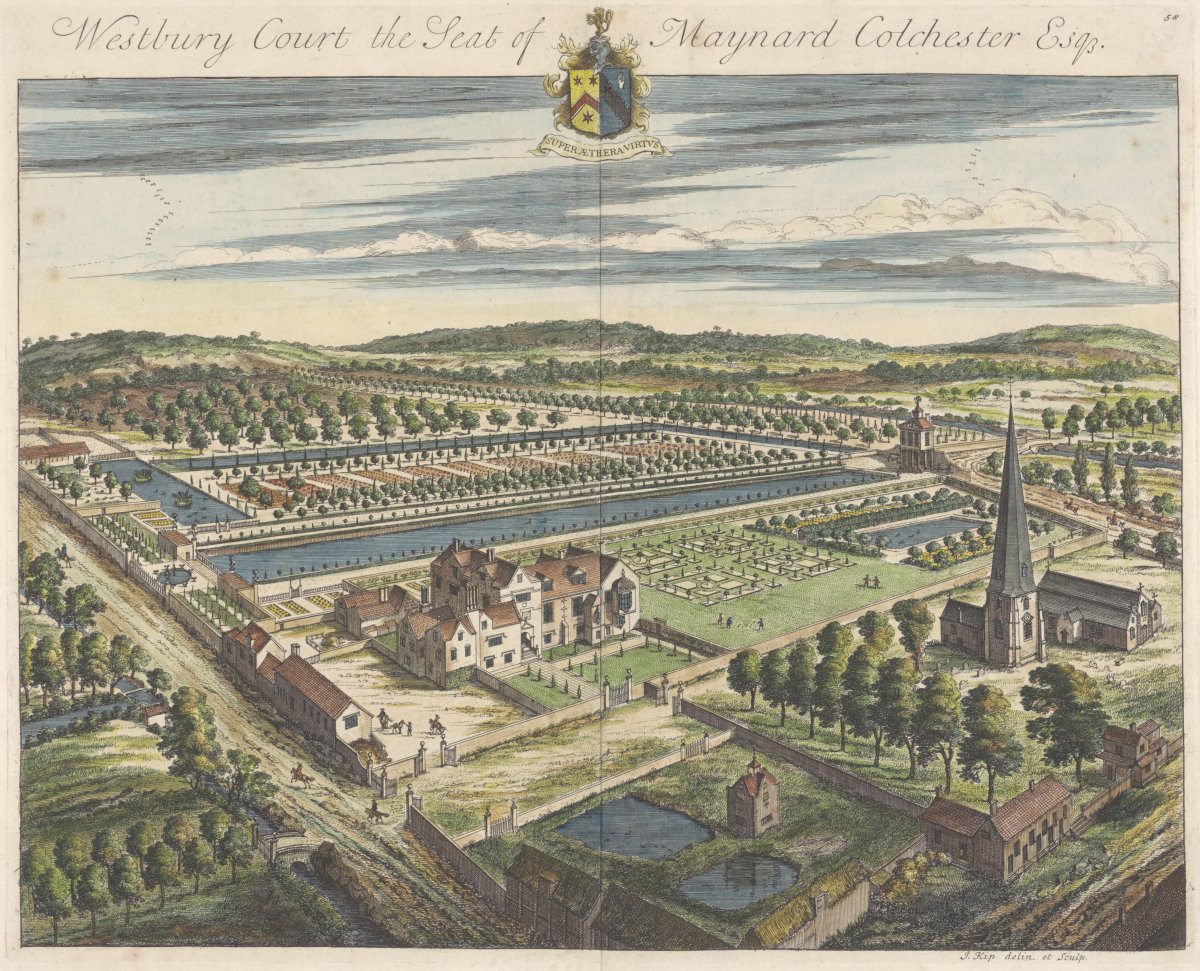 Image of Westbury Court, the Seat of Maynard Colchester Esq.