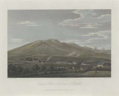 Image of Carnbre Hill and the Town of Redruth