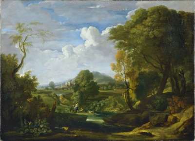 Image of Landscape with Two Figures