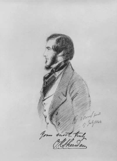 Image of Charles Kinnaird Sheridan (1817?-1847) diplomat