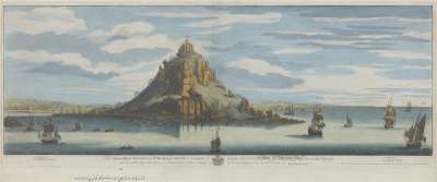 Image of The South West Prospect of St. Michael’s Mount in Cornwall