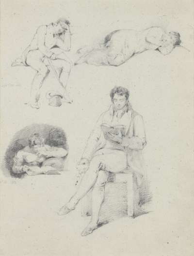Image of A Sheet of Figure Studies