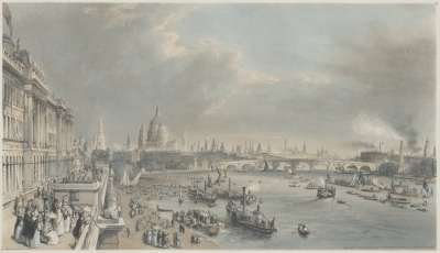 Image of Somerset House, St. Paul’s & Blackfriars Bridge from Waterloo Bridge